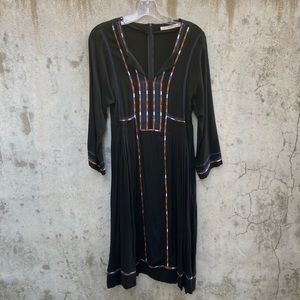 Ellison boho midi dress embroidered Roolee medium